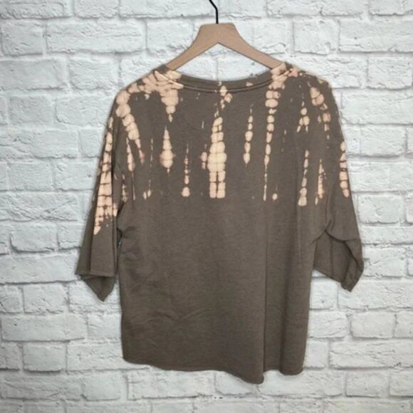 Lulu's NWT Bleach Dyed Oversized Top Size XS - Picture 5 of 7